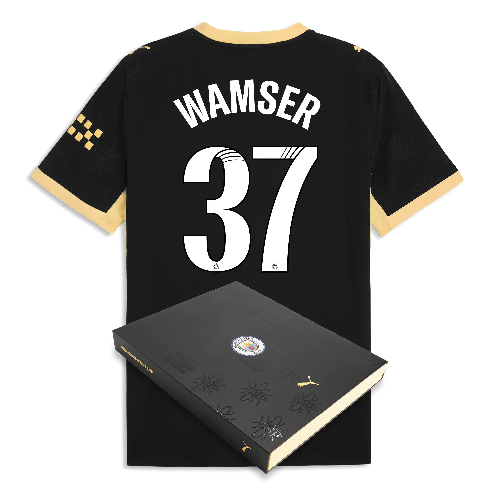 Manchester City Away Authentic Jersey 2026/27 With WAMSER 37 Printing in Gift Box | Manchester City Shop