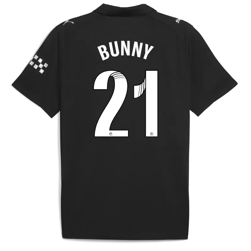 Manchester City Away Jersey 2025/26 With BUNNY 21 Printing