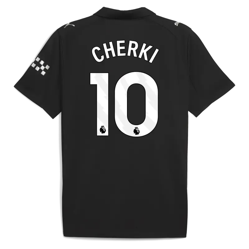 Manchester City Away Jersey 2025/26 With CHERKI 10 Printing