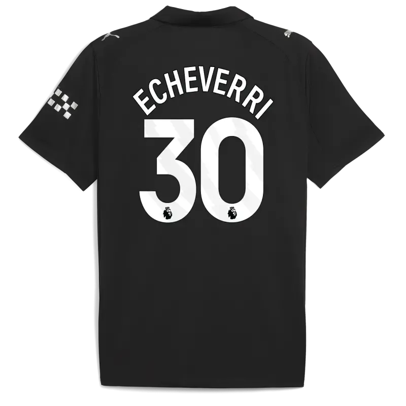 Manchester City Away Jersey 2025/26 With ECHEVERRI 30 Printing