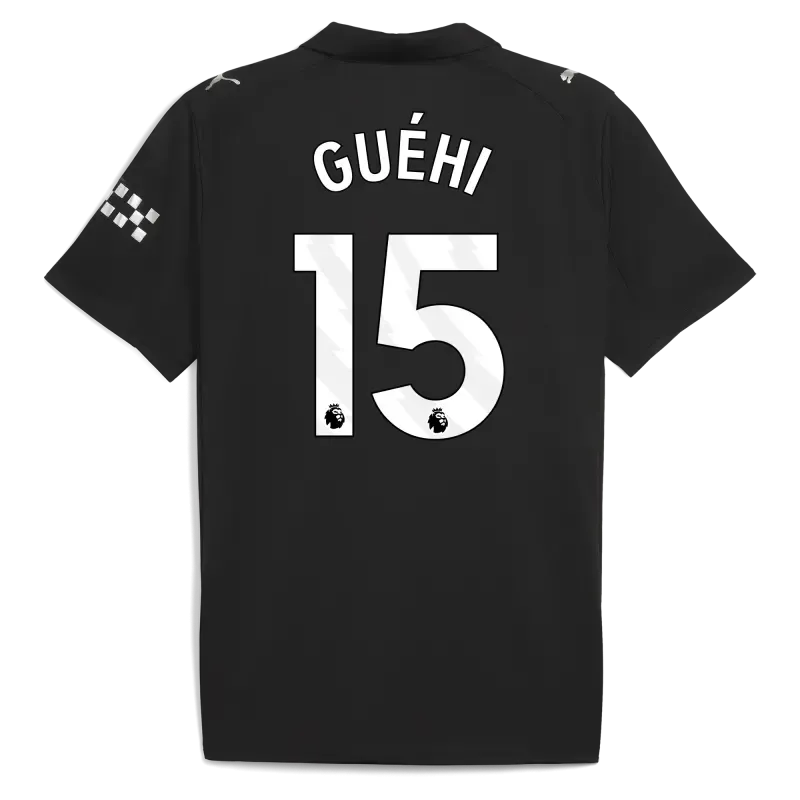 Manchester City Away Jersey 2025/26 With GUéHI 15 Printing