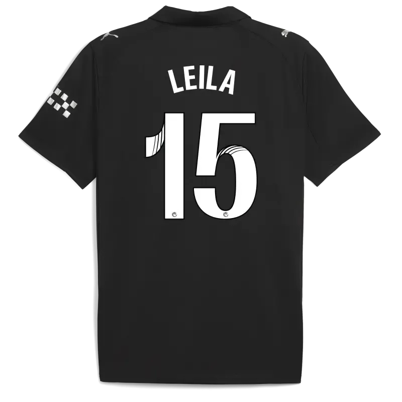 Manchester City Away Jersey 2025/26 With LEILA 15 Printing