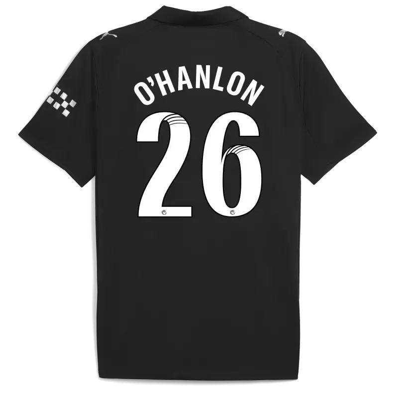 Manchester City Away Jersey 2025/26 With O'HANLON 26 Printing