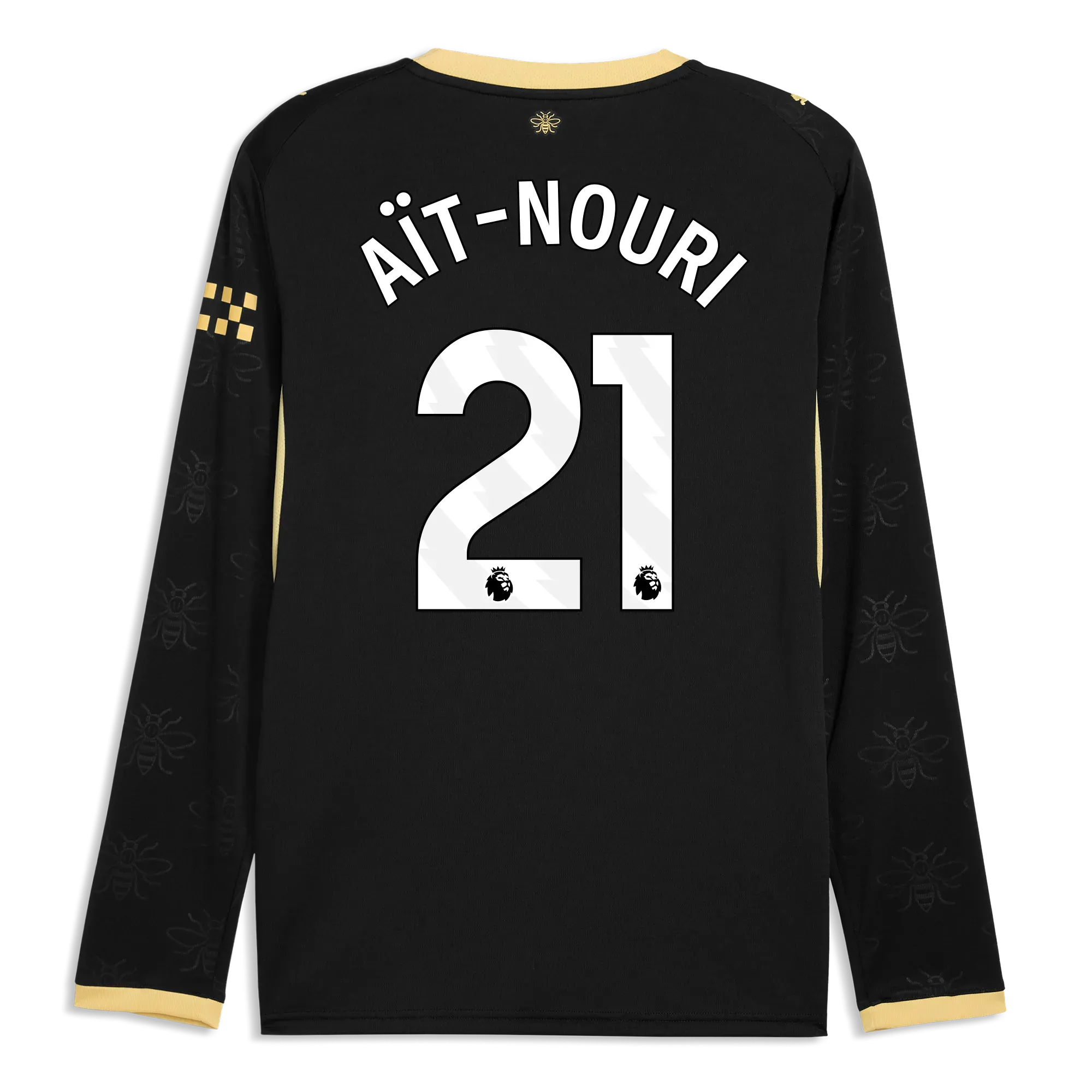 Manchester City Away Jersey 2026/27 Long Sleeve With AïT-NOURI 21 Printing | Manchester City Shop
