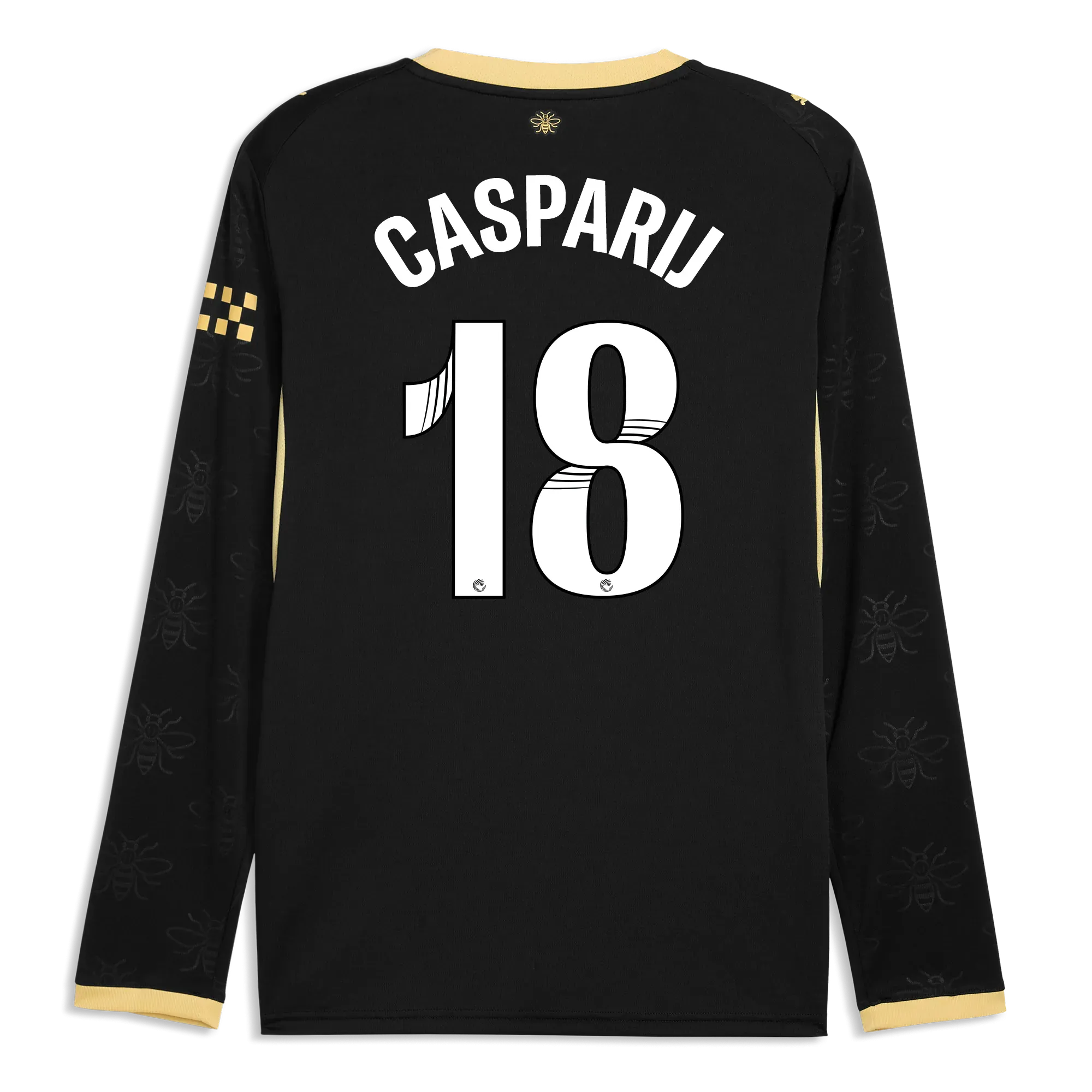 Manchester City Away Jersey 2026/27 Long Sleeve With CASPARIJ 18 Printing | Manchester City Shop