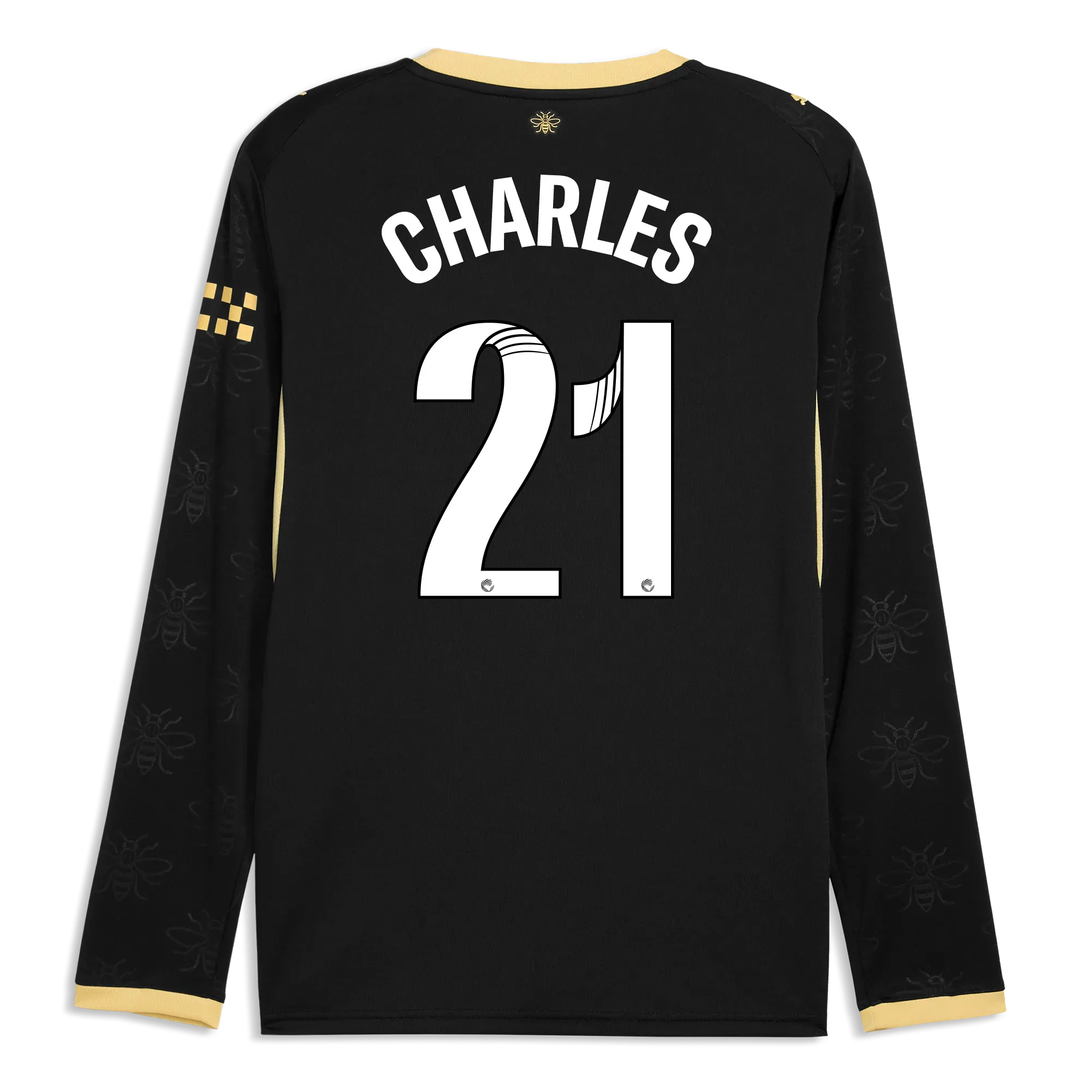Manchester City Away Jersey 2026/27 Long Sleeve With CHARLES 21 Printing | Manchester City Shop