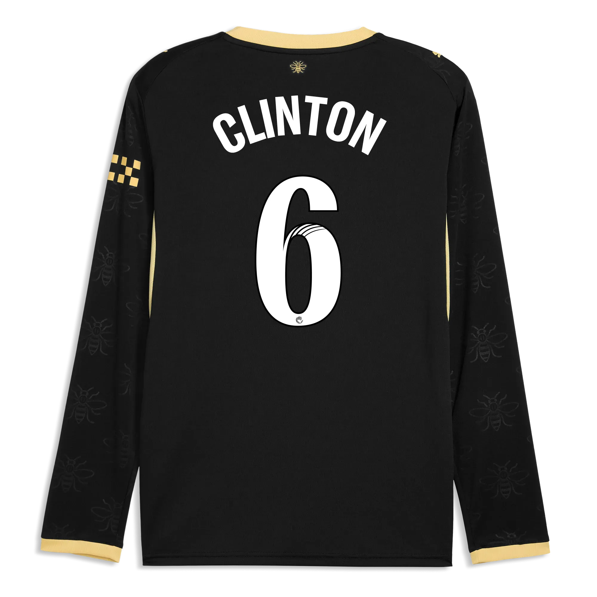 Manchester City Away Jersey 2026/27 Long Sleeve With CLINTON 6  Printing | Manchester City Shop