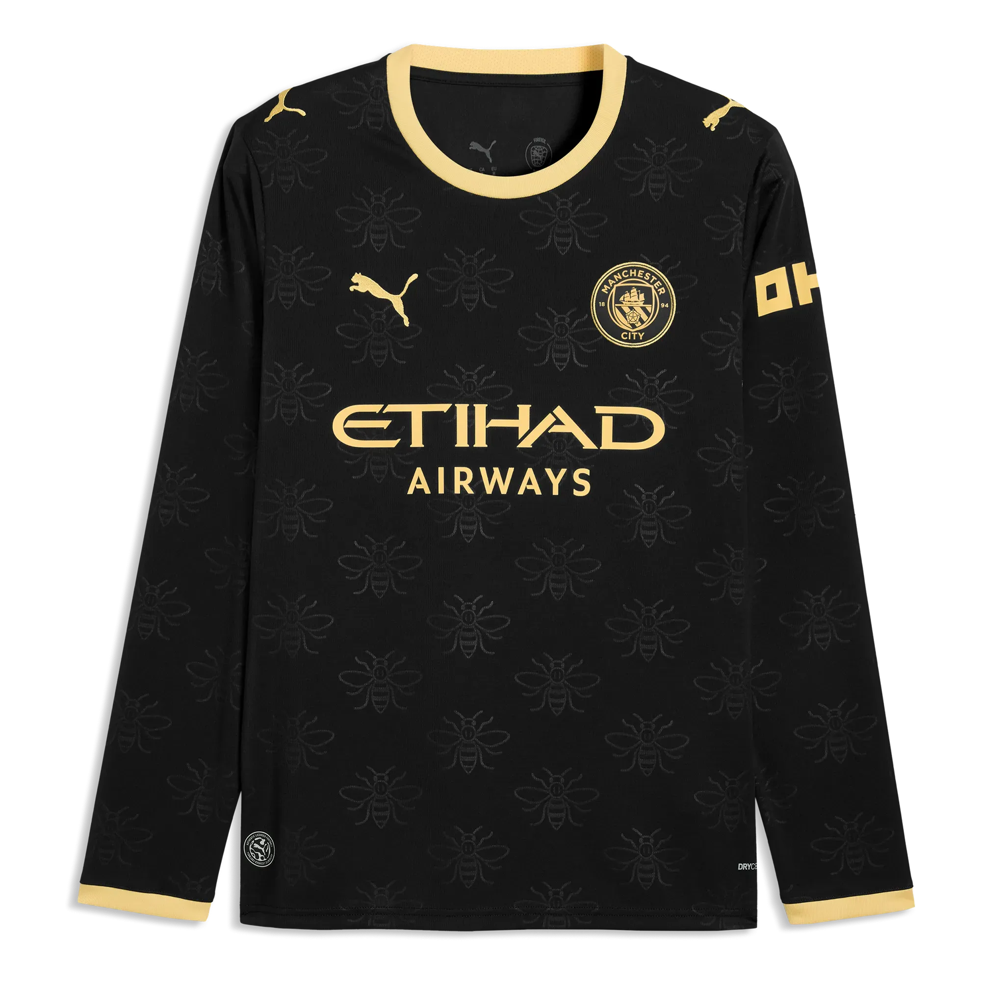 Manchester City Away Jersey 2026/27 Long Sleeve With Custom printing | Manchester City Shop