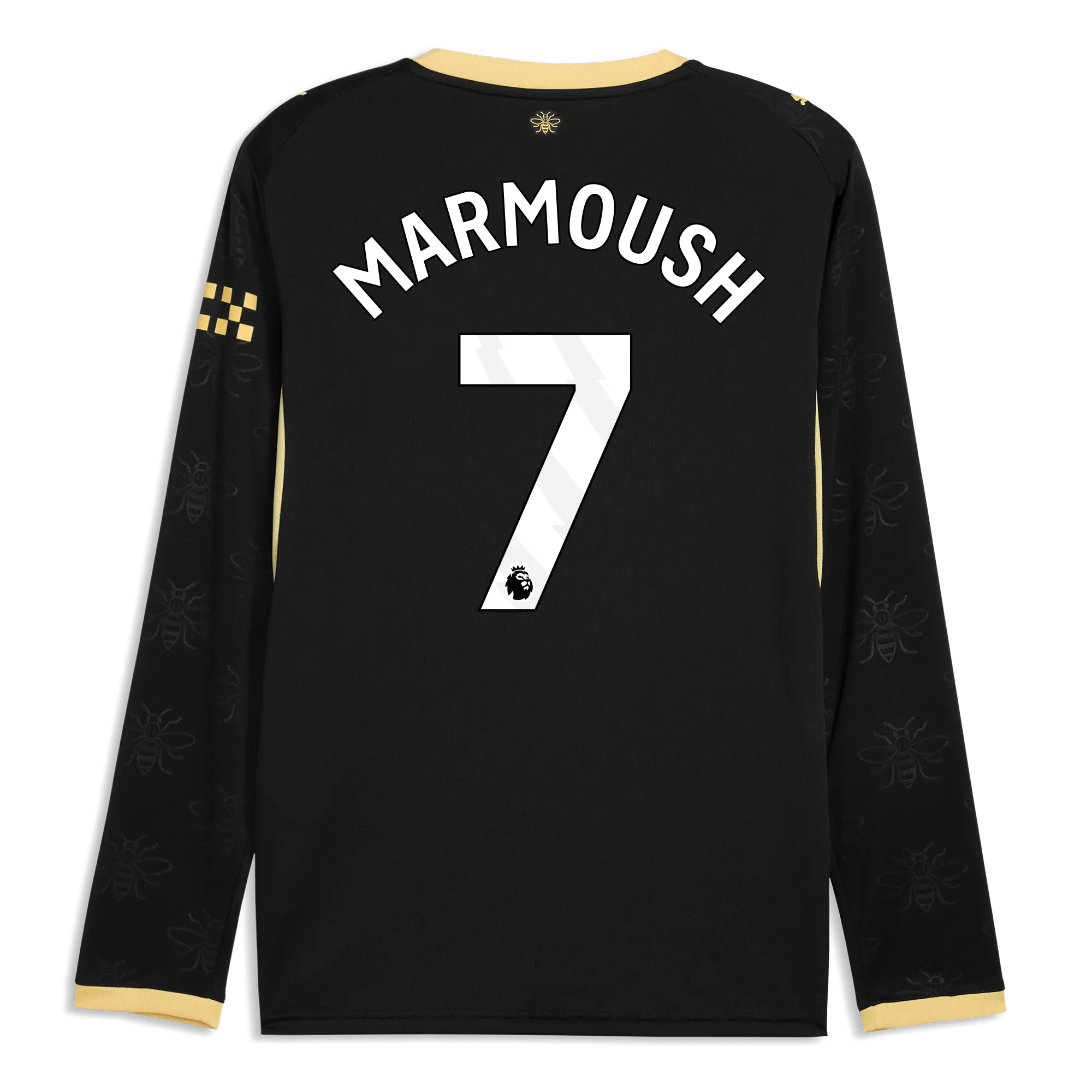Manchester City Away Jersey 2026/27 Long Sleeve With MARMOUSH 7 Printing | Manchester City Shop