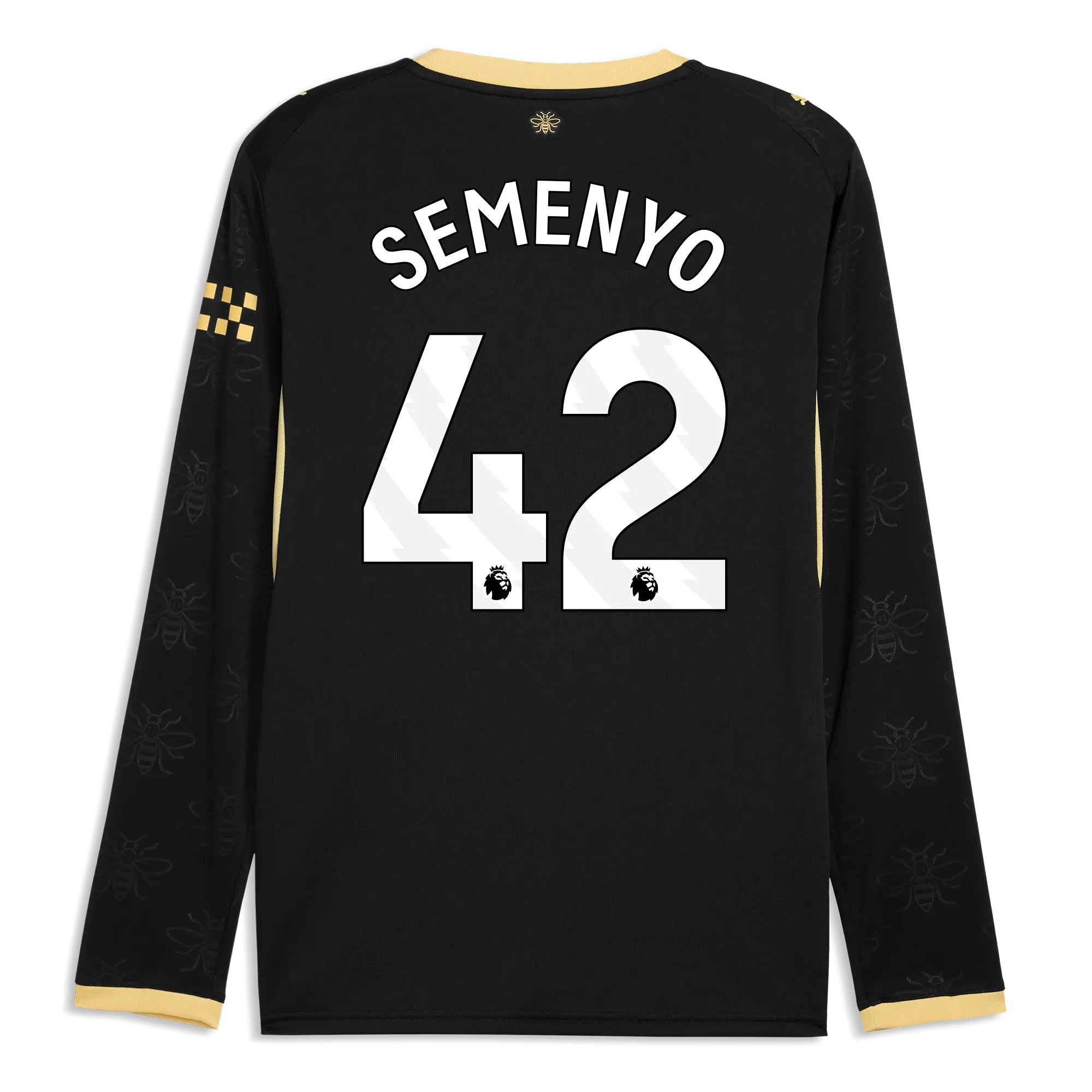 Manchester City Away Jersey 2026/27 Long Sleeve With SEMENYO 42 Printing | Manchester City Shop