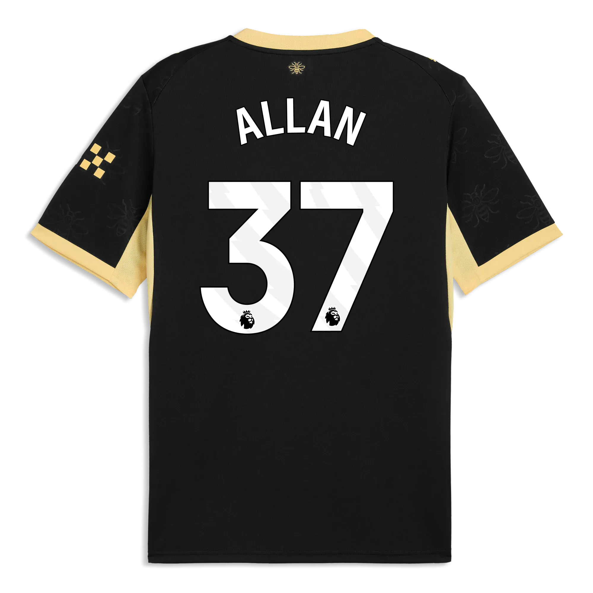 Manchester City Away Jersey 2026/27 With ALLAN 37 Printing | Manchester City Shop