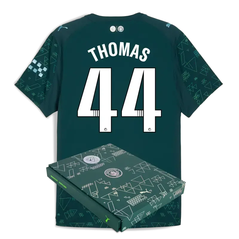 Manchester City EA SPORTS FC Authentic Jersey 2025/26 With THOMAS 44 Printing in Gift Box