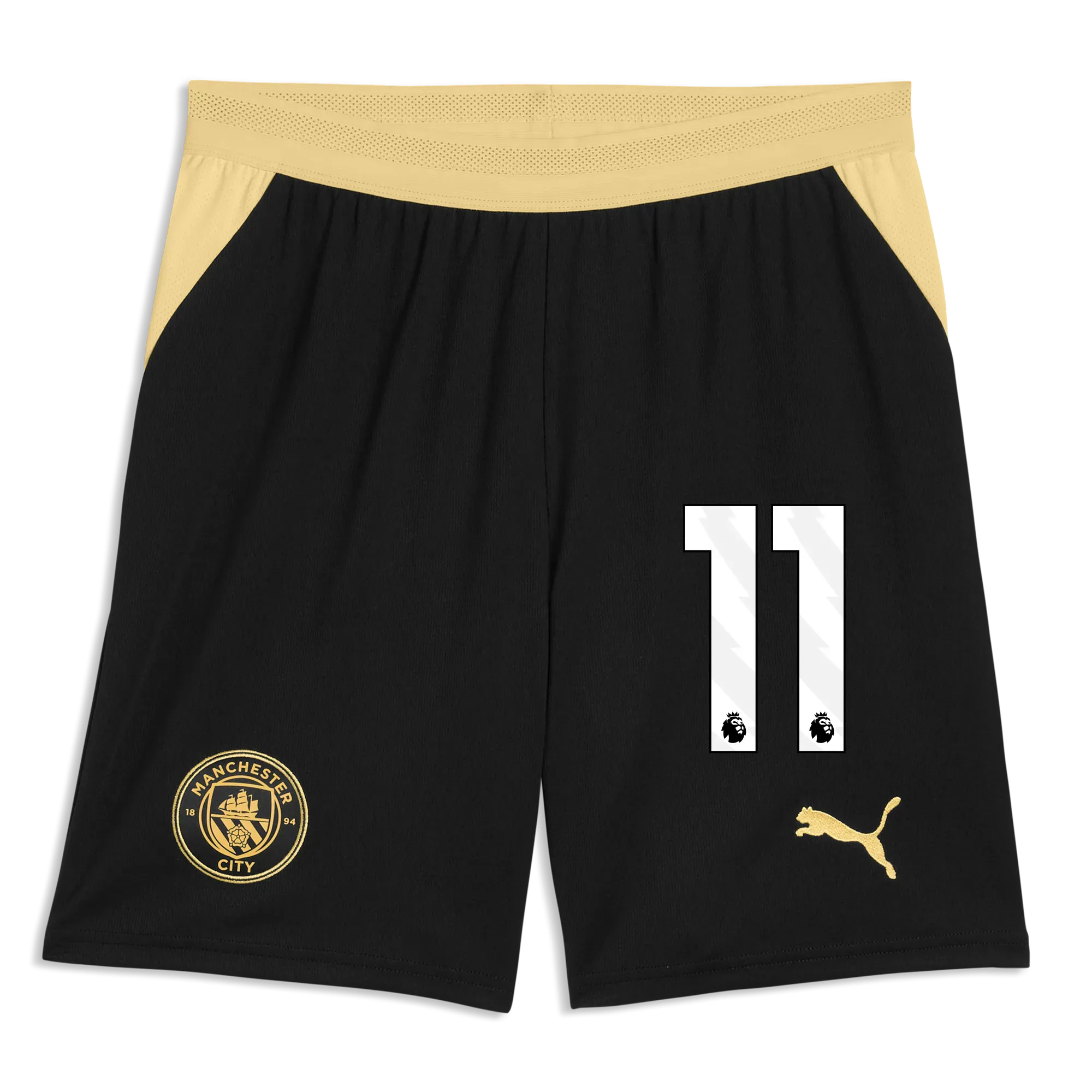 Manchester City Football Shorts 2026/27 with #11 | Manchester City Shop