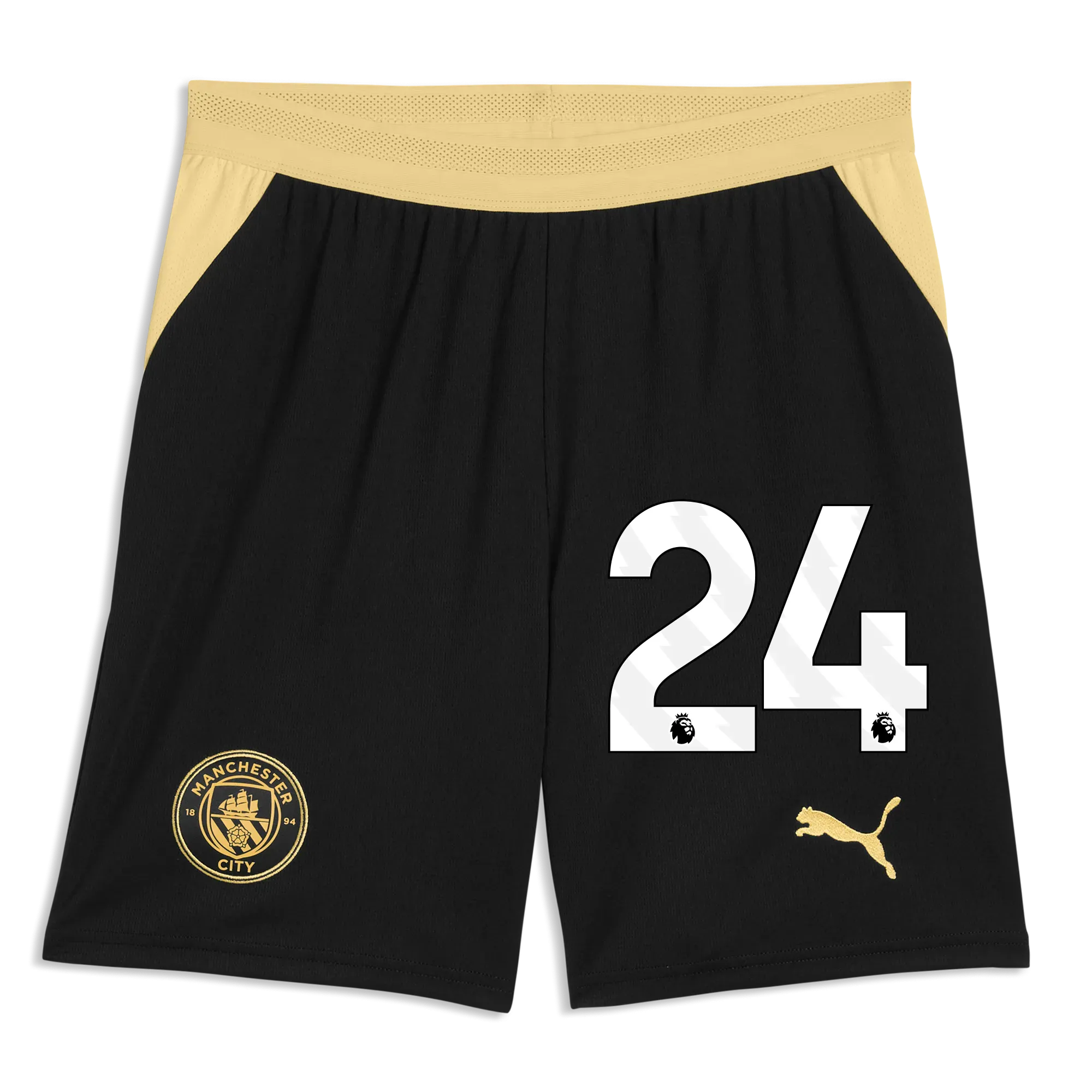 Manchester City Football Shorts 2026/27 with #24 | Manchester City Shop