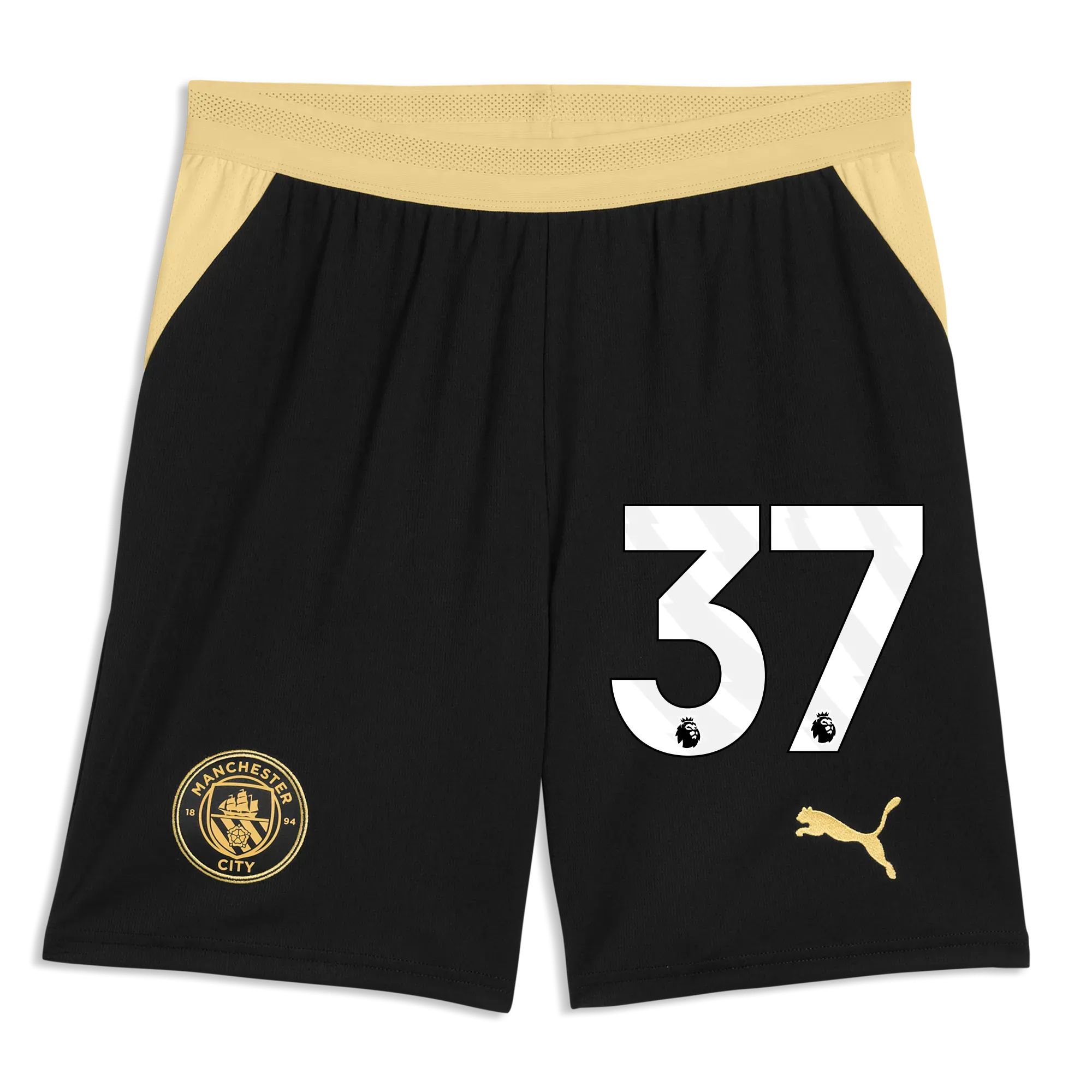 Manchester City Football Shorts 2026/27 with #37 | Manchester City Shop