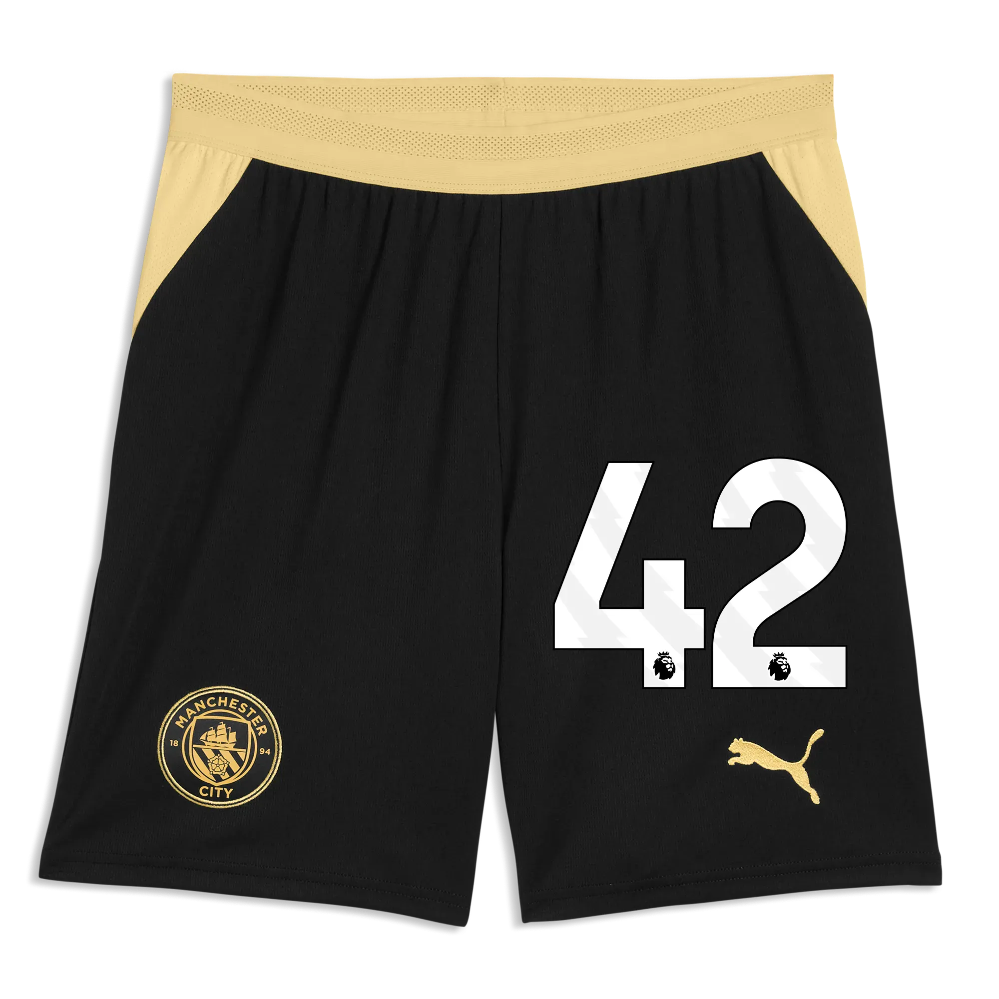 Manchester City Football Shorts 2026/27 with #42 | Manchester City Shop