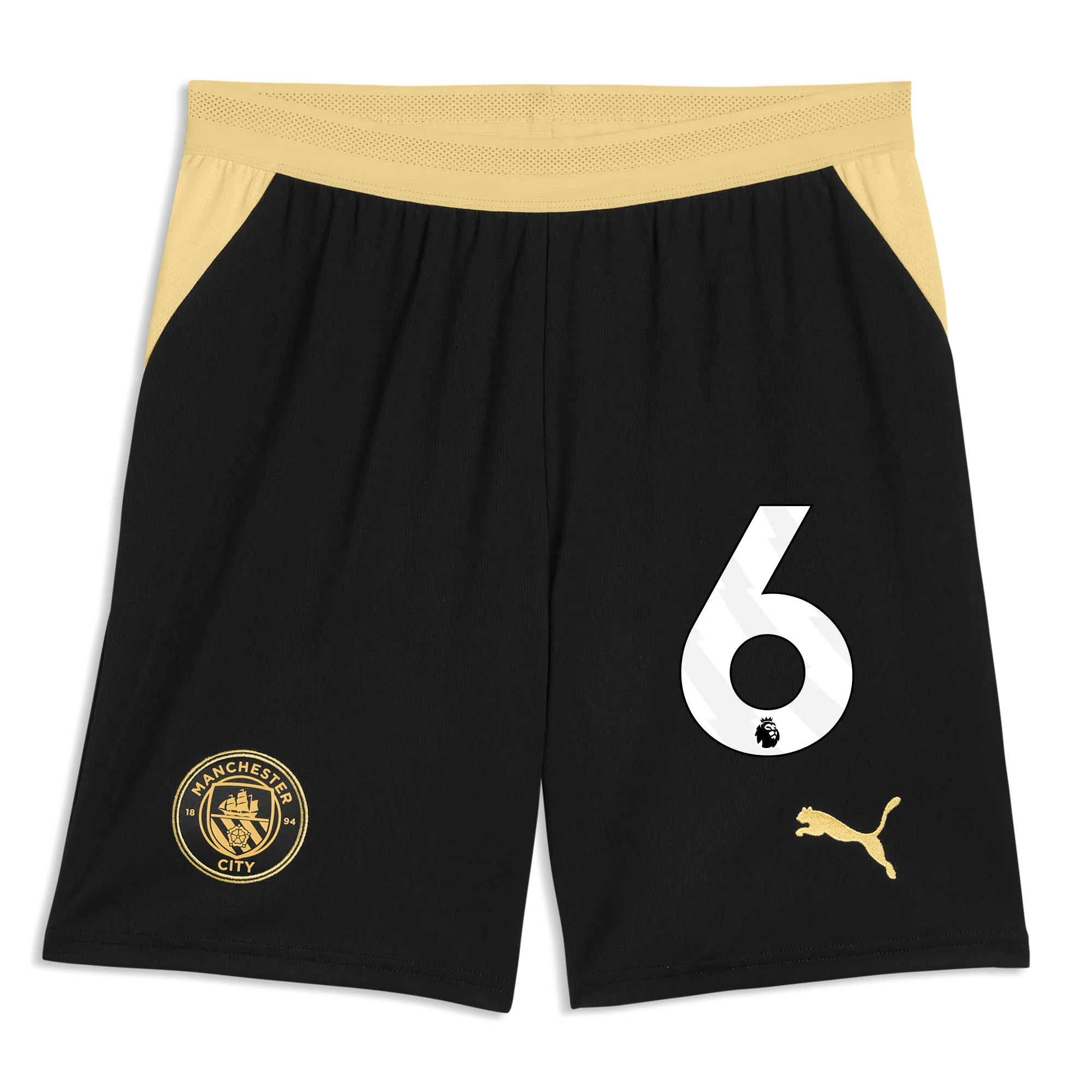 Manchester City Football Shorts 2026/27 with #6 | Manchester City Shop
