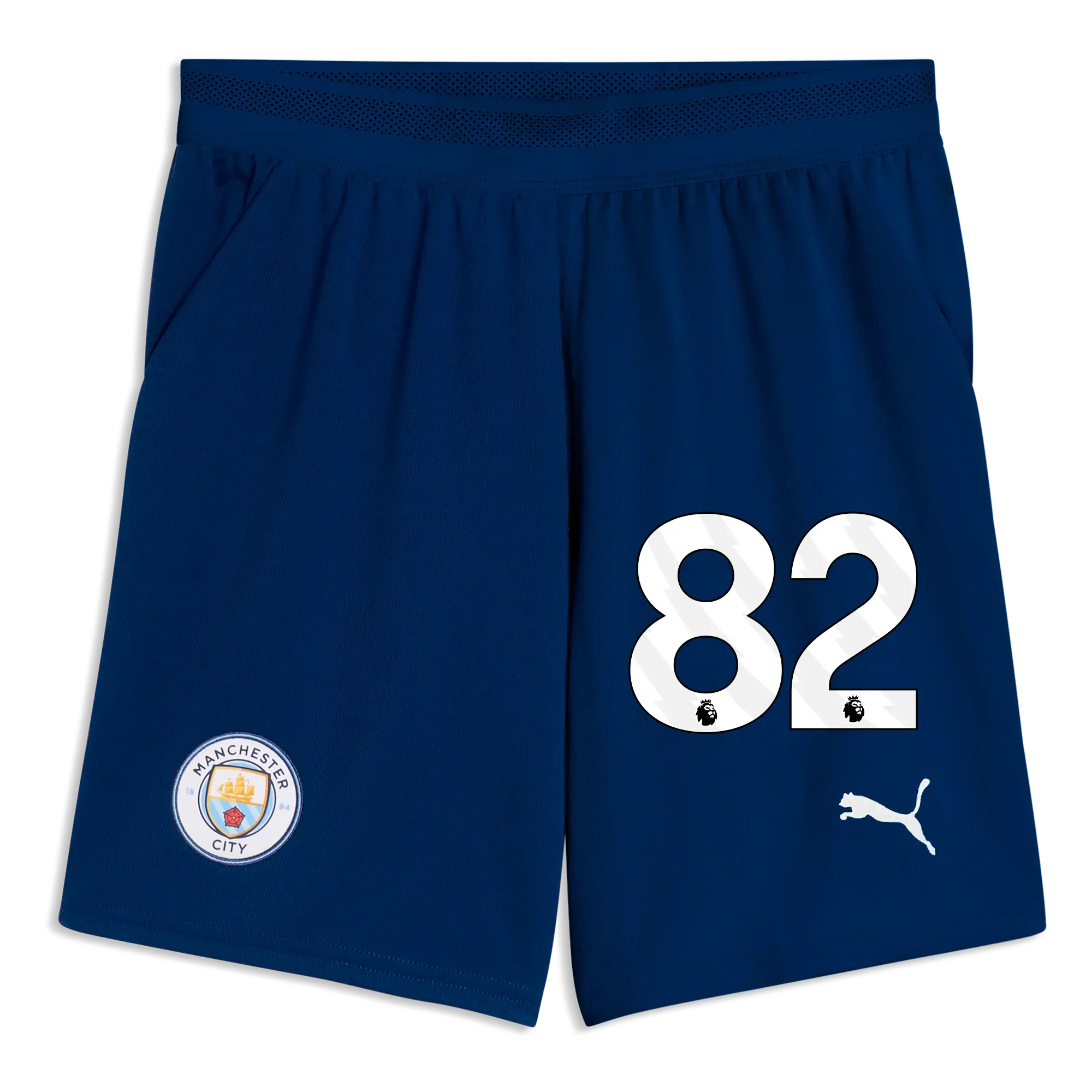 Manchester City Football Shorts 2026/27 with #82 | Manchester City Shop