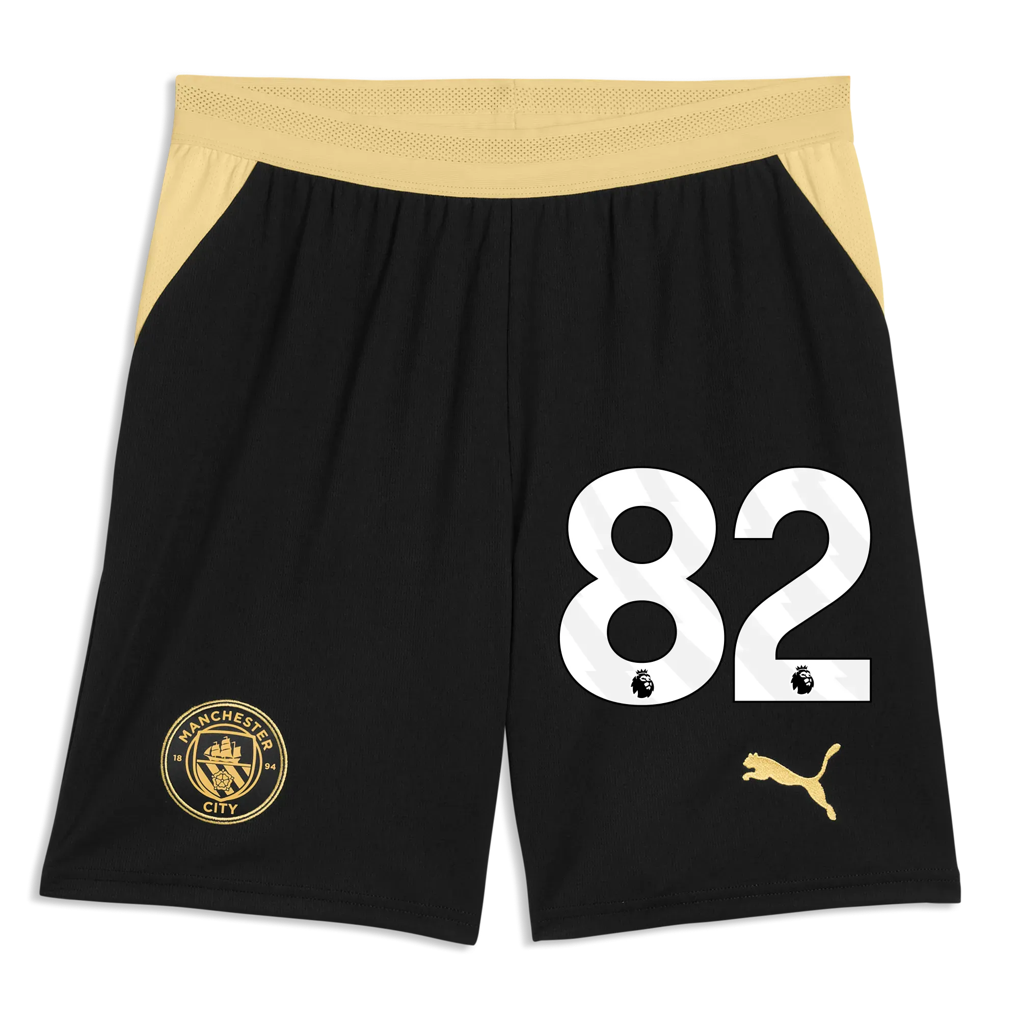 Manchester City Football Shorts 2026/27 with #82 | Manchester City Shop