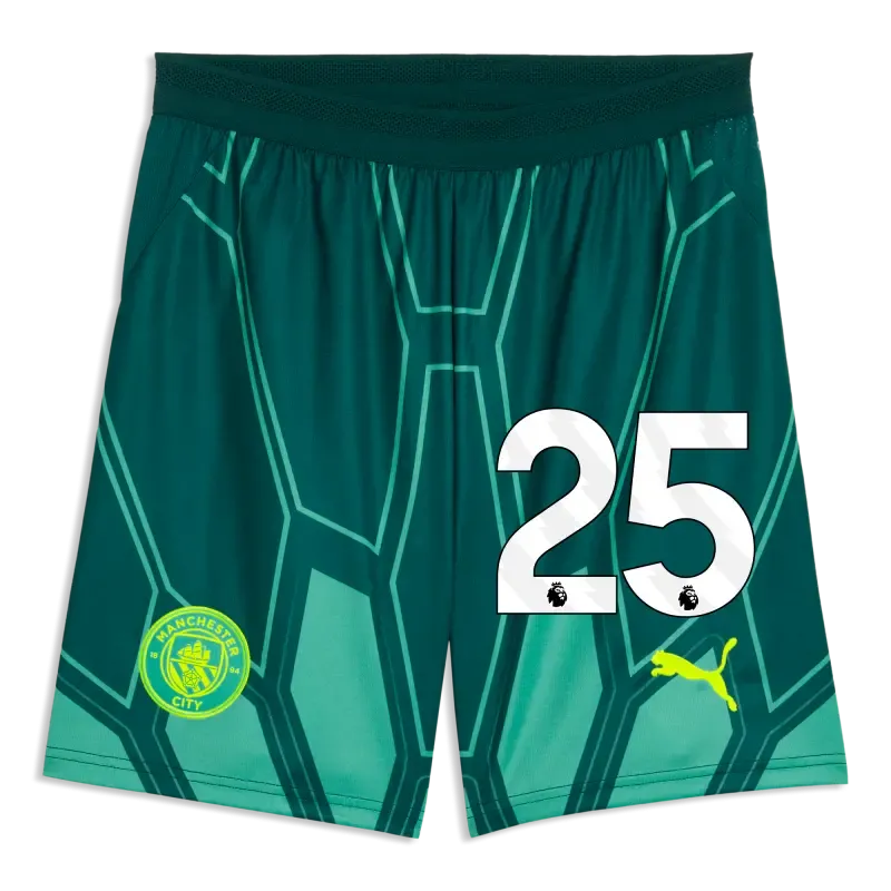 Manchester City Goalkeeper Shorts 2026/27 With 25