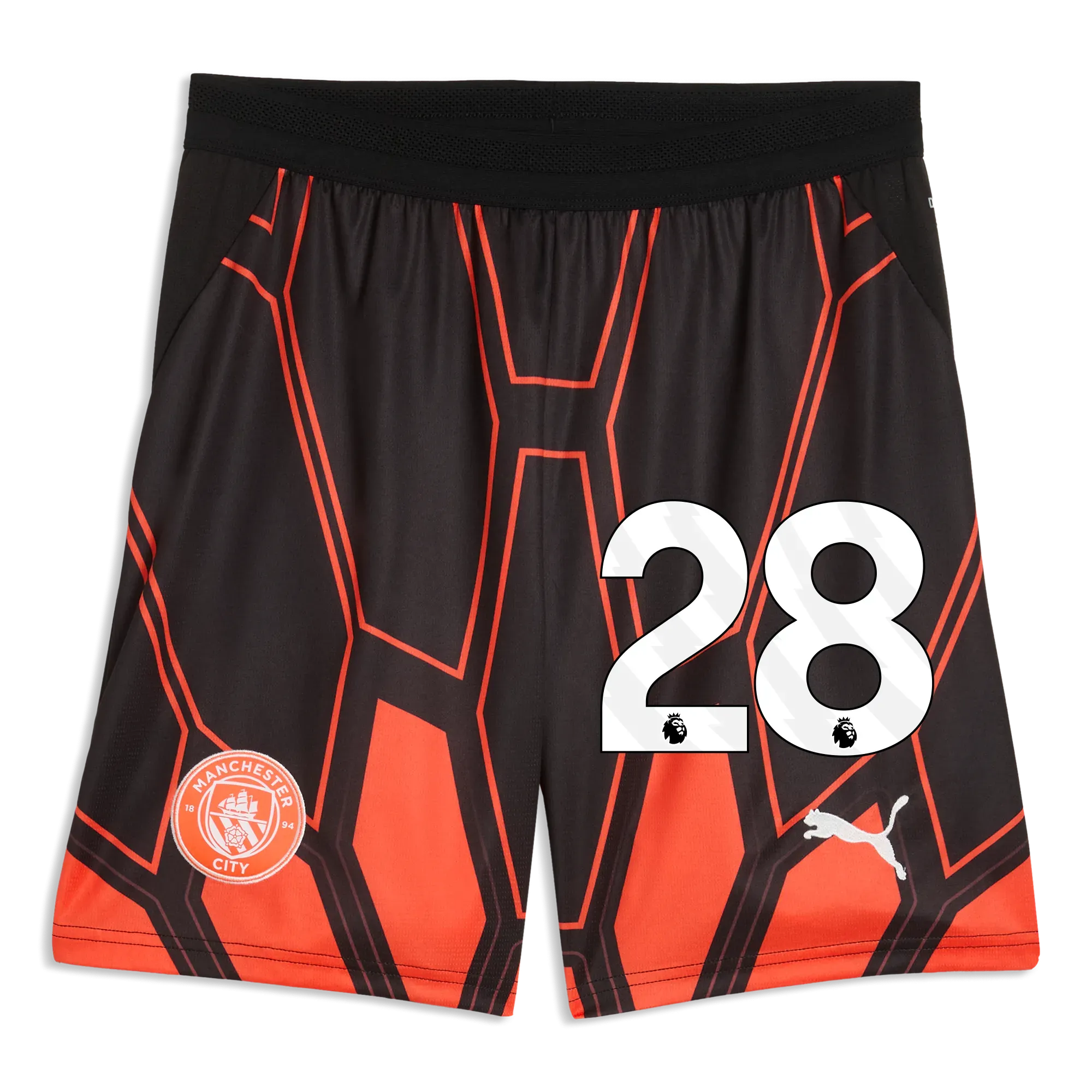 Manchester City Goalkeeper Shorts 2026/27 With 28 | Manchester City Shop