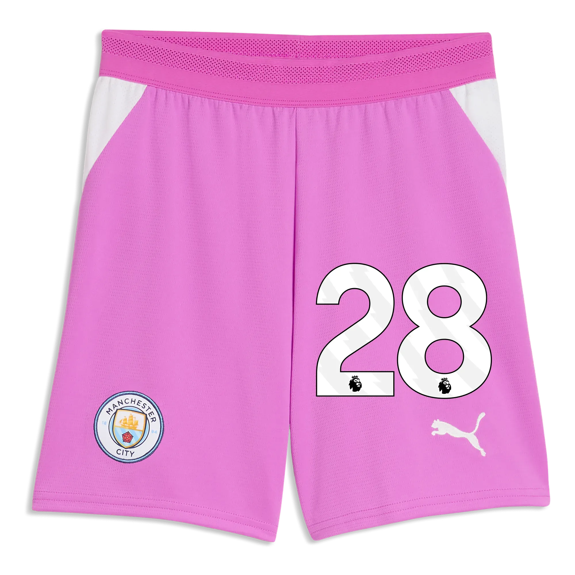 Manchester City Goalkeeper Shorts 2026/27 With 28 | Manchester City Shop