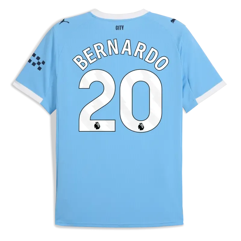 Manchester City Home Jersey 2025/26 With BERNARDO 20 Printing