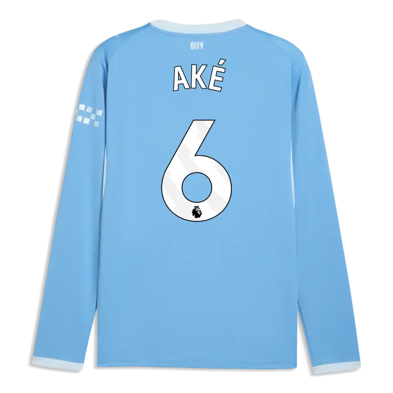 Manchester City Home Jersey 2026/27 Long Sleeve With AKé 6 Printing
