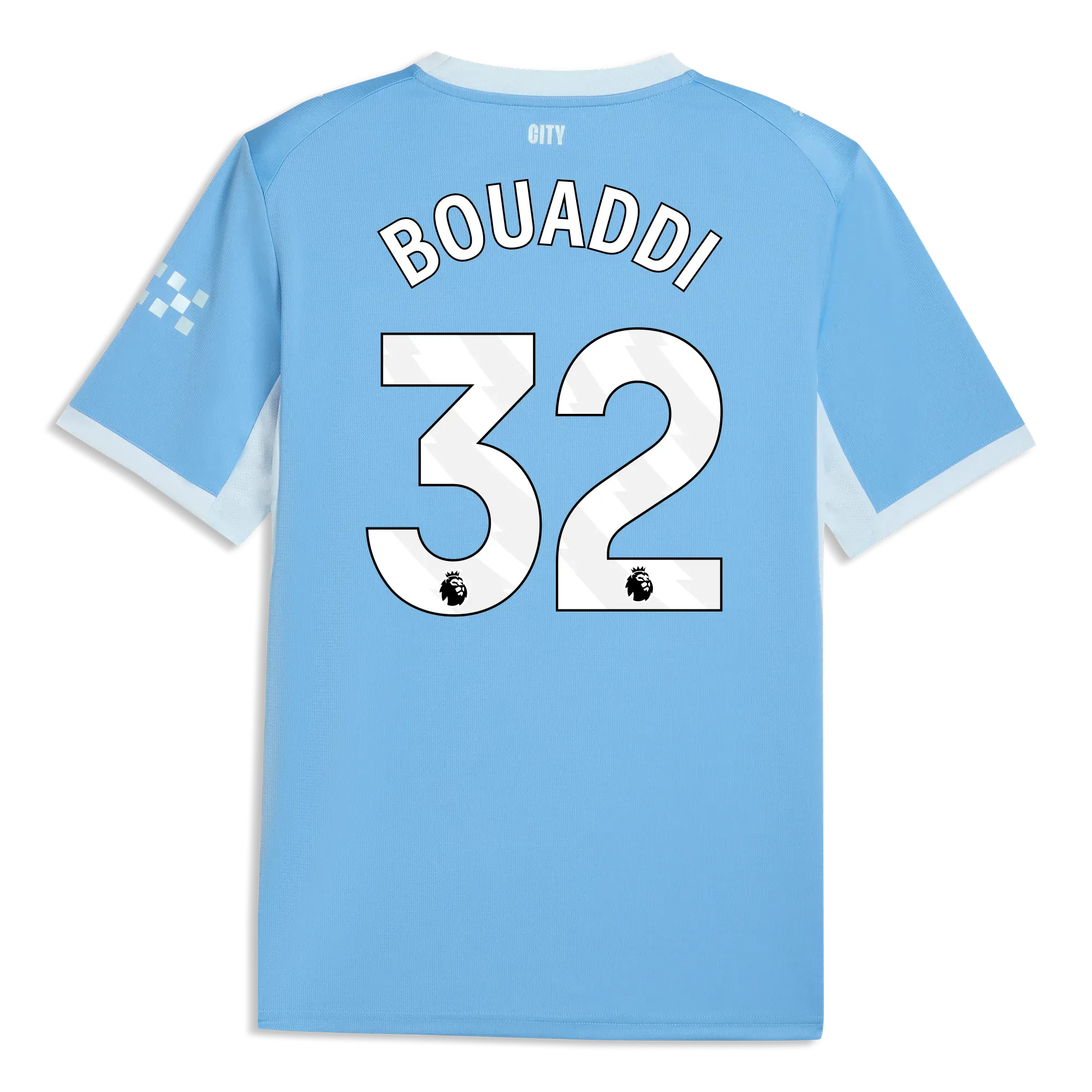 Manchester City Home Jersey 2026/27 With BOUADDI 32 Printing | Manchester City Shop