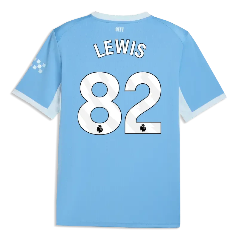 Manchester City Home Jersey 2026/27 With LEWIS 82 Printing