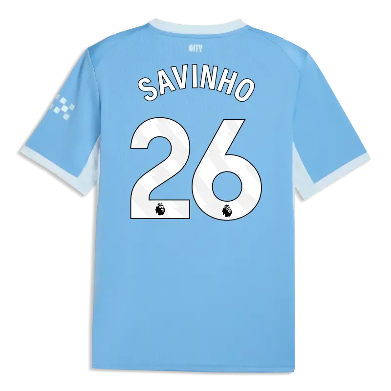 Manchester City Home Jersey 2026/27 With SAVINHO 26 Printing