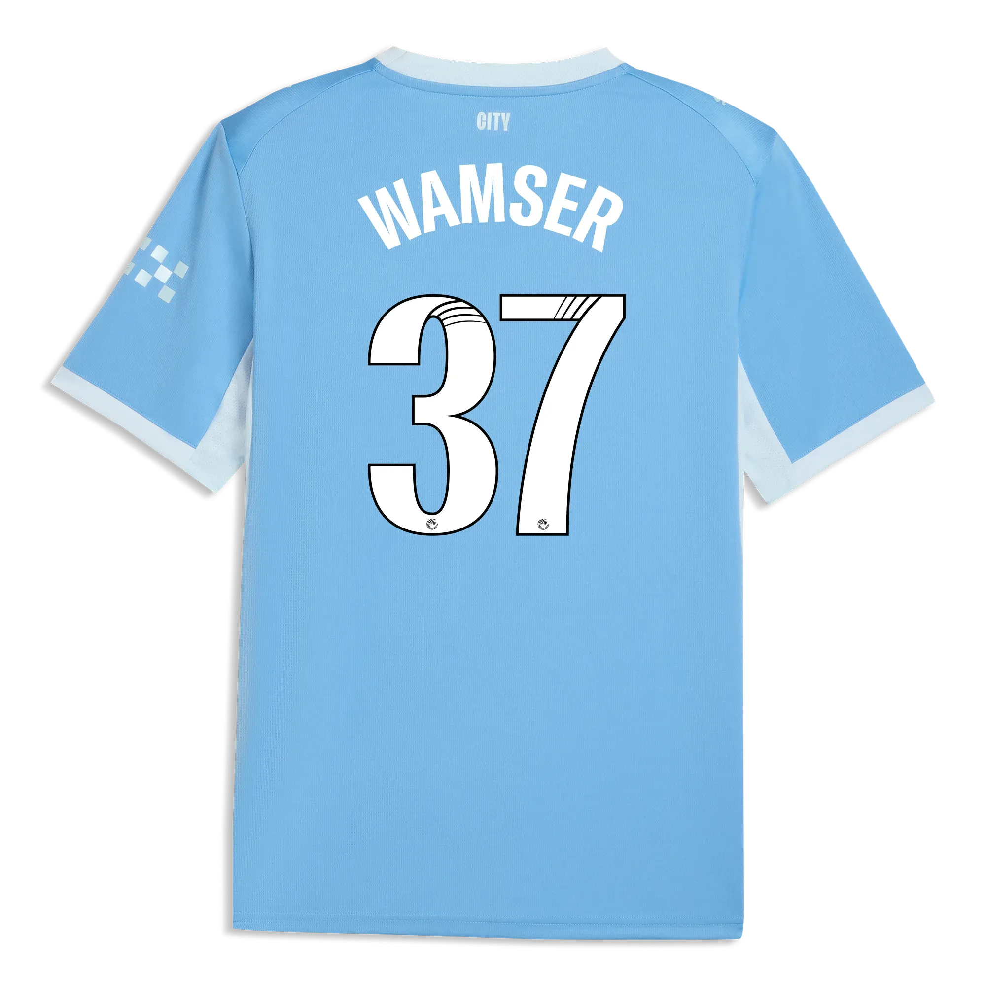 Manchester City Home Jersey 2026/27 With WAMSER 37 Printing | Manchester City Shop