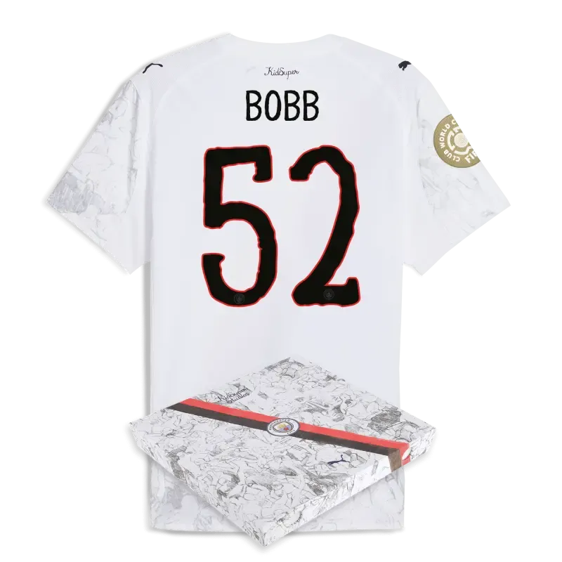 Manchester City KidSuper Authentic Jersey 2025/26 Club World Cup With BOBB 52 printing in gift box