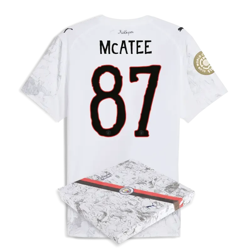 Manchester City KidSuper Authentic Jersey 2025/26 Club World Cup With McATEE 87 printing in gift box