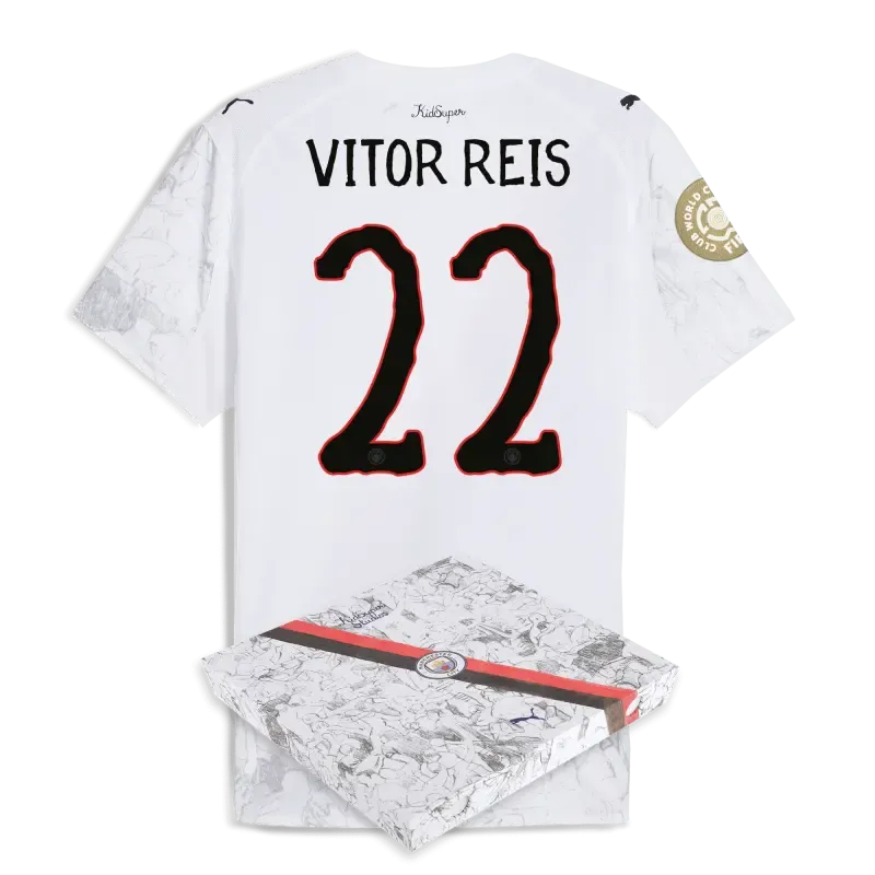 Manchester City KidSuper Authentic Jersey 2025/26 Club World Cup With VITOR REIS 22 printing in gift box