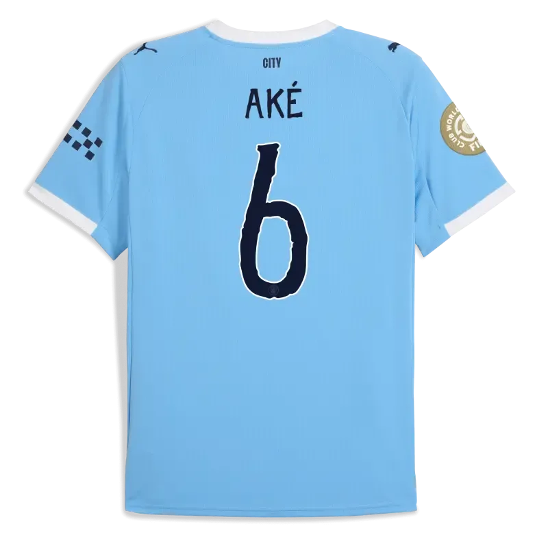 Manchester City KidSuper Club World Cup Home Jersey 2025/26 With AKÉ 6 Printing