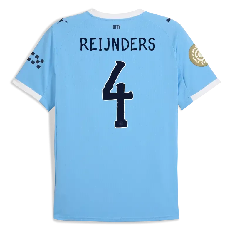Manchester City KidSuper Club World Cup Home Jersey 2025/26 With REIJNDERS 4 Printing