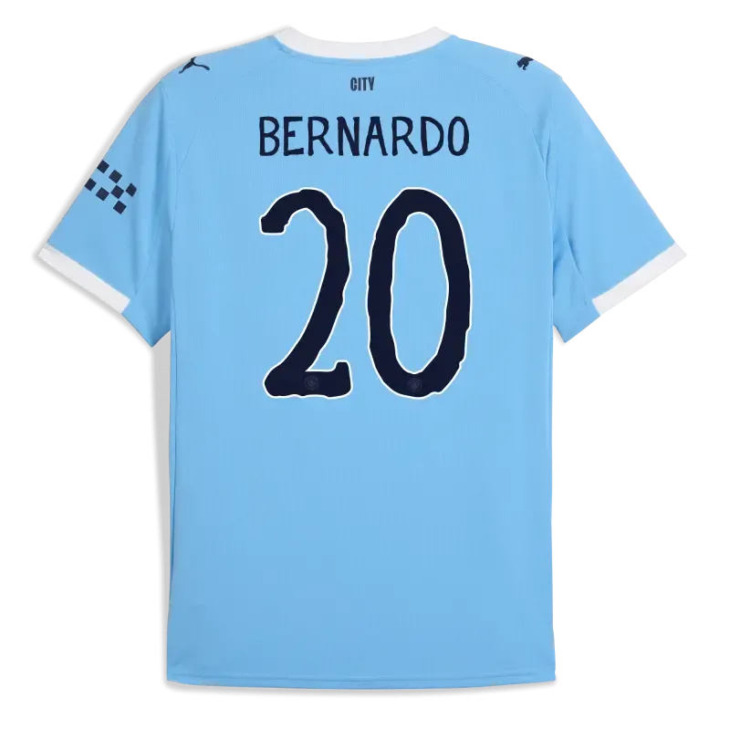 Manchester City KidSuper Home Jersey 2025/26 With BERNARDO 20 Printing