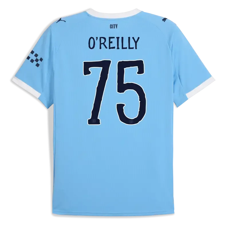 Manchester City KidSuper Home Jersey 2025/26 With O'REILLY 75 Printing