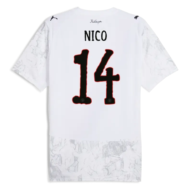 Manchester City KidSuper Jersey 2025/26 With NICO 14 printing