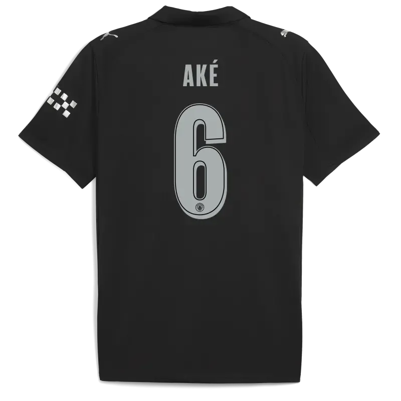 Manchester City Man City Away Jersey 2025/26 With AKÉ 6 Printing