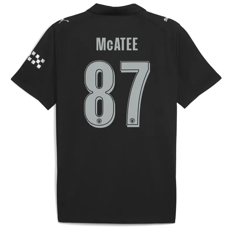 Manchester City Man City Away Jersey 2025/26 With McATEE 87 Printing