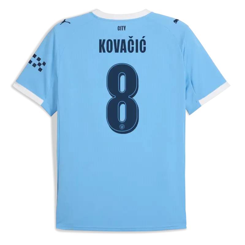 Manchester City Man City Home Jersey 2025/26 With KOVAČIĆ 8 Printing