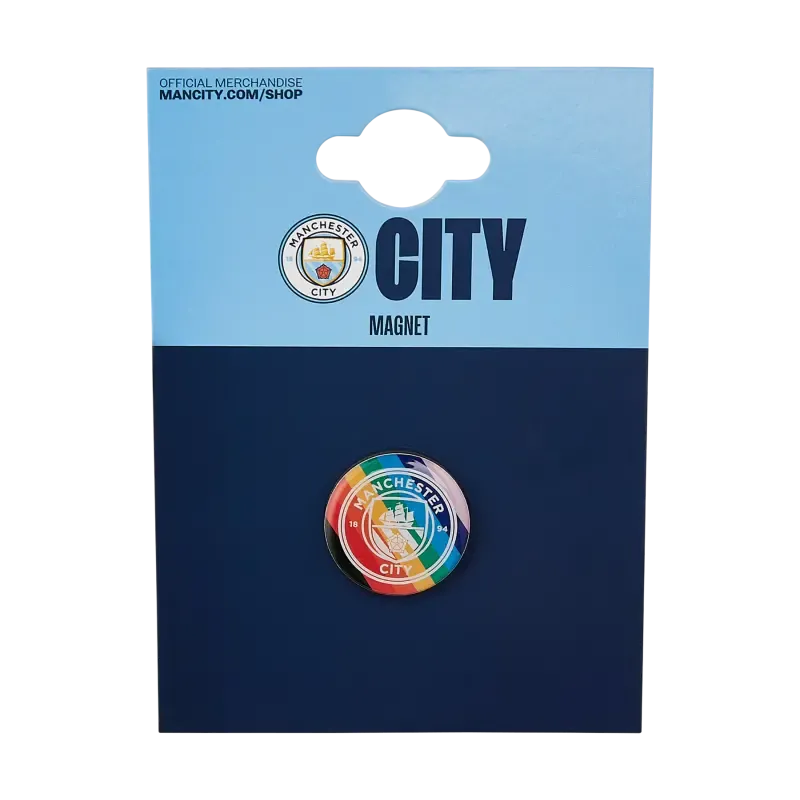 Manchester City Pride Circle Magnet | Manchester City Shop