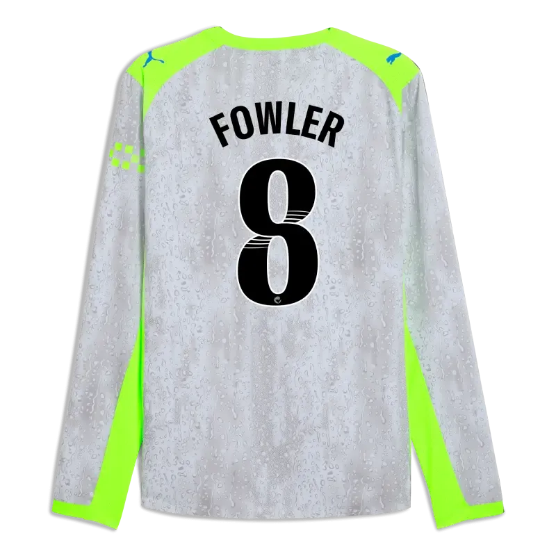 Manchester City Third Authentic Jersey 2025/26 Long Sleeve With FOWLER 8 Printing | Manchester City Shop