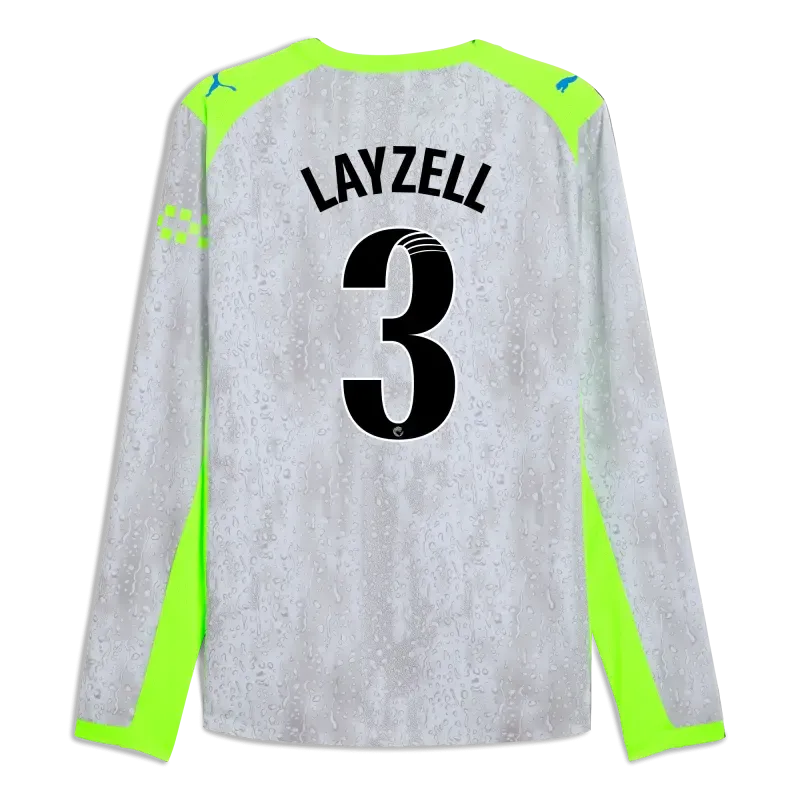 Manchester City Third Authentic Jersey 2025/26 Long Sleeve With LAYZELL 3 Printing | Manchester City Shop Manchester City Third Authentic Jersey 2025/26 Long Sleeve With LAYZELL 3 Printing | Manchester City Shop