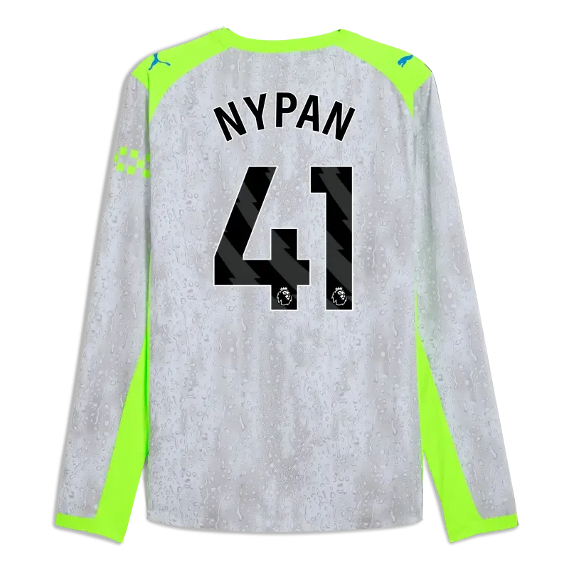 Manchester City Third Authentic Jersey 2025/26 Long Sleeve With NYPAN 41 Printing | Manchester City Shop Manchester City Third Authentic Jersey 2025/26 Long Sleeve With NYPAN 41 Printing | Manchester City Shop