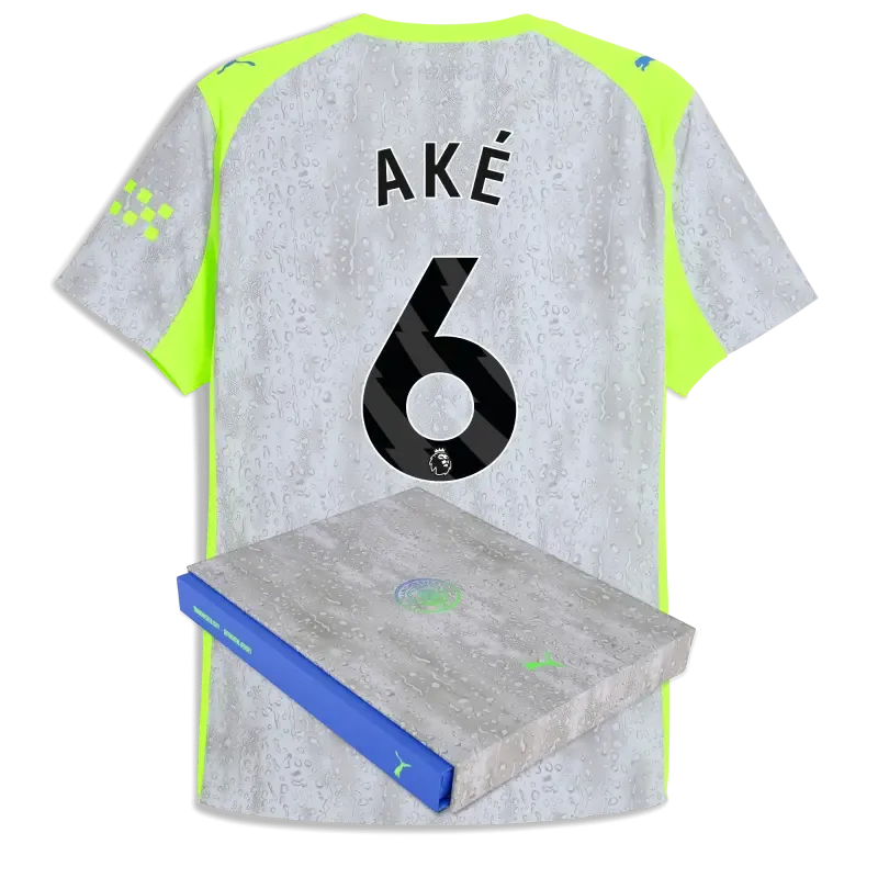 Manchester City Third Authentic Jersey 2025/26 With AKÉ 6 Printing in Gift Box | Manchester City Shop Manchester City Third Authentic Jersey 2025/26 With AKÉ 6 Printing in Gift Box | Manchester City Shop