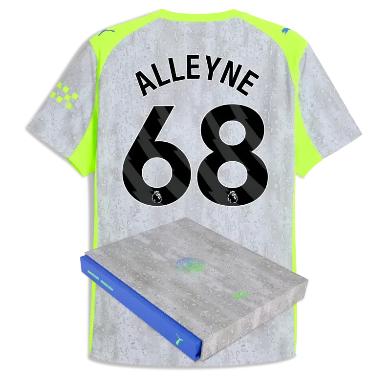 Manchester City Third Authentic Jersey 2025/26 With ALLEYNE 68 Printing in Gift Box | Manchester City Shop Manchester City Third Authentic Jersey 2025/26 With ALLEYNE 68 Printing in Gift Box | Manchester City Shop