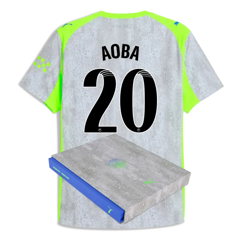 Manchester City Third Authentic Jersey 2025/26 With AOBA 20 Printing in Gift Box | Manchester City Shop